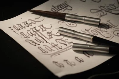 Calligraphy Wizard tattoo 015