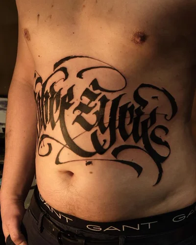 Calligraphy Wizard tattoo 022