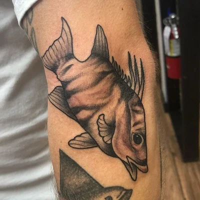 🐺🔥 Wolf and Flame 🔥🐺 tattoo 015