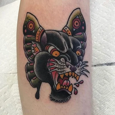 🐺🔥 Wolf and Flame 🔥🐺 tattoo 024