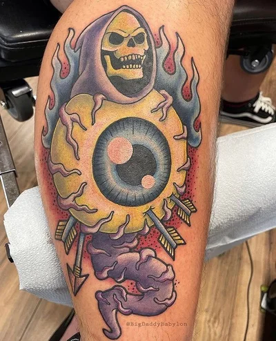 🐺🔥 Wolf and Flame 🔥🐺 tattoo 025