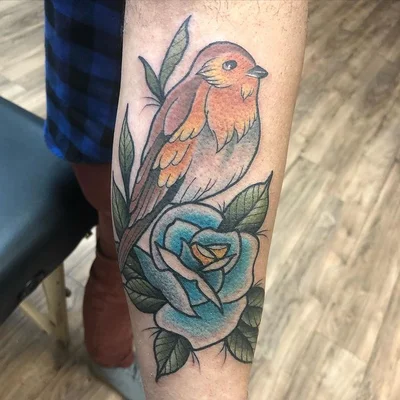 🐺🔥 Wolf and Flame 🔥🐺 tattoo 035