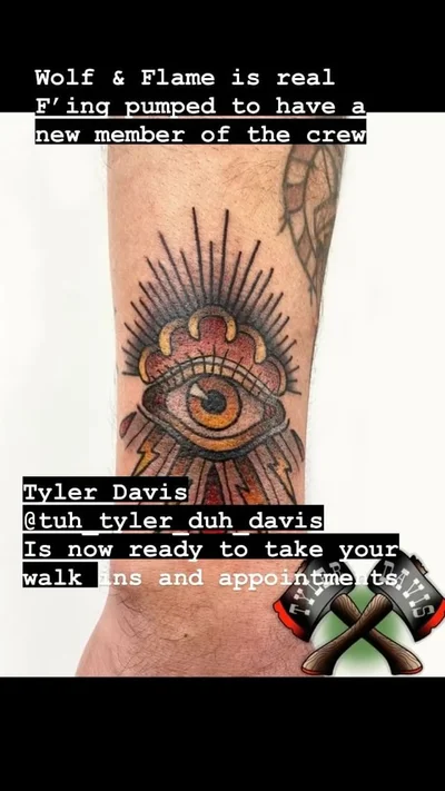 🐺🔥 Wolf and Flame 🔥🐺 tattoo 039