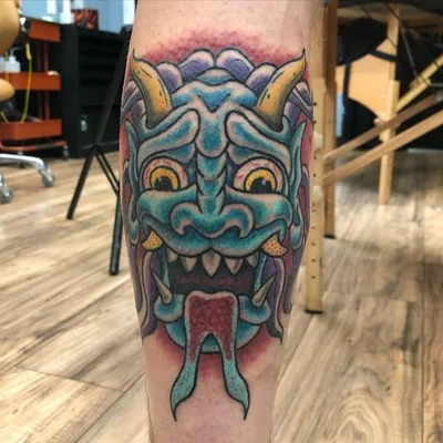 🐺🔥 Wolf and Flame 🔥🐺 tattoo 043