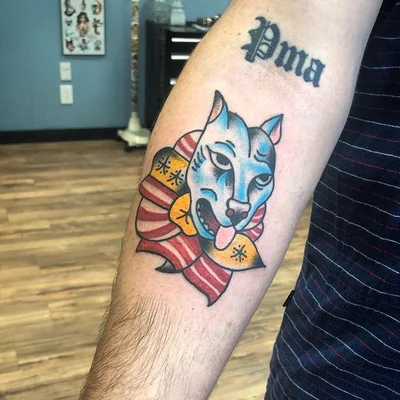 🐺🔥 Wolf and Flame 🔥🐺 tattoo 046