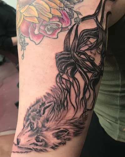 Wolf Mike Jaggers tattoo 037