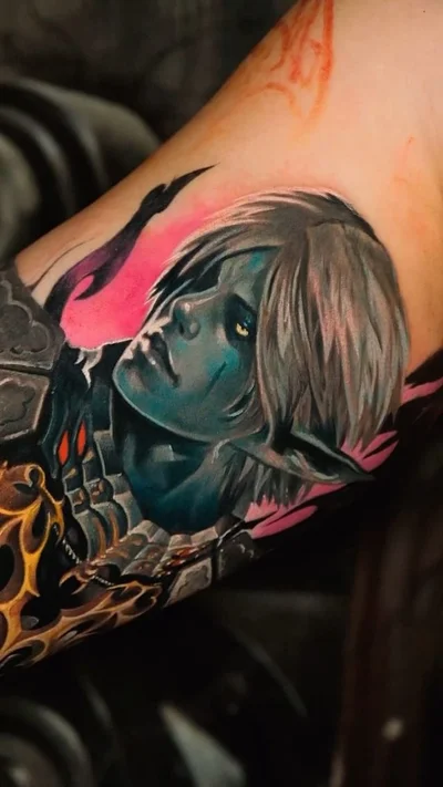 Характер Не Сахар tattoo 038