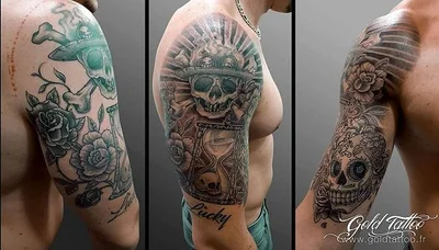 Xavier Gold tattoo 007