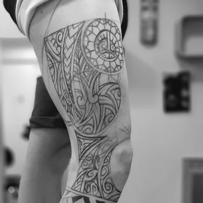 Xavier Gold tattoo 027