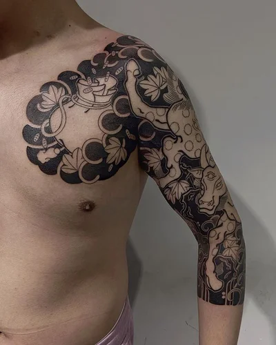 Yin Huang (隐刺青-彫隐） tattoo 035
