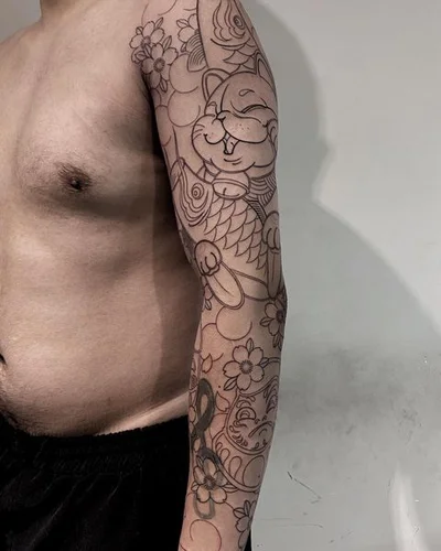 Yin Huang (隐刺青-彫隐） tattoo 038