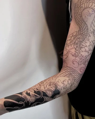 Yin Huang (隐刺青-彫隐） tattoo 047