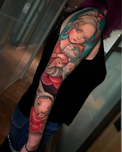 Yosmar Urrutia - illustrative Tattoo artist tattoo 021