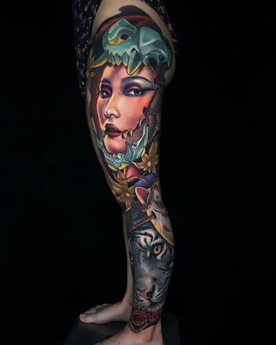 Yosmar Urrutia - illustrative Tattoo artist tattoo 042