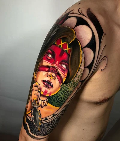 Yosmar Urrutia - illustrative Tattoo artist tattoo 050