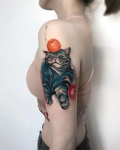 Yuki | abstract•watercolour•ink-wash tattoos tattoo 010