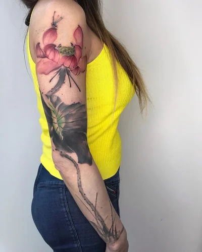 Yuki | abstract•watercolour•ink-wash tattoos tattoo 046