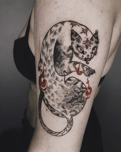 Yumi虎 tattoo 007