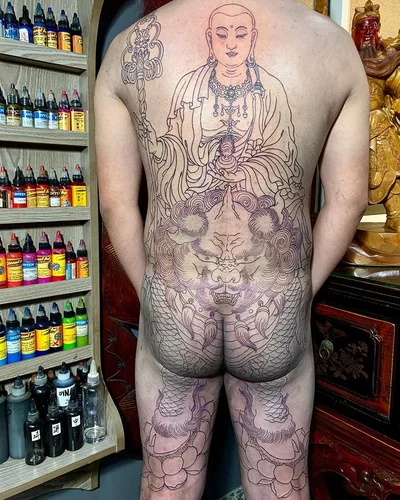 JiZhidiao Yung tattoo tattoo 008