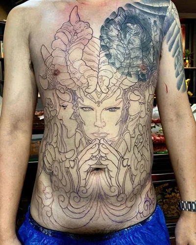 JiZhidiao Yung tattoo tattoo 030