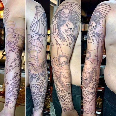 JiZhidiao Yung tattoo tattoo 031