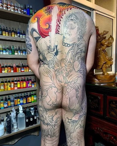 JiZhidiao Yung tattoo tattoo 034