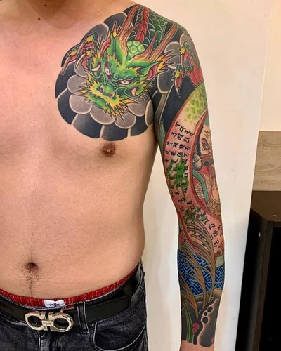 JiZhidiao Yung tattoo tattoo 039