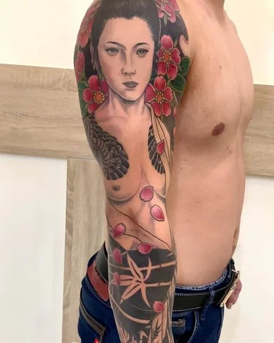 JiZhidiao Yung tattoo tattoo 044