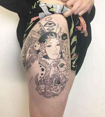 Kasia Zagórska tattoo 045