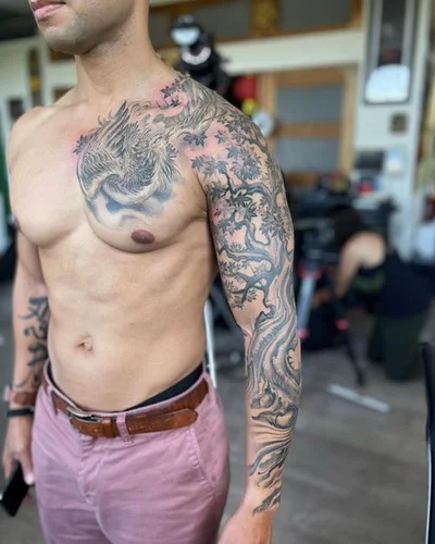 Zhuo Dan Ting tattoo 019