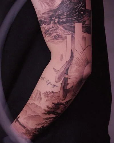 Zszywka Tattooing tattoo 007